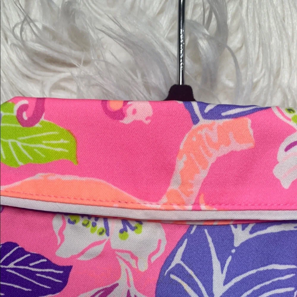 Lilly Pulitzer Pink and Purple Floral Top